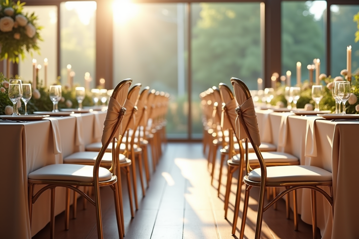chaises mariage