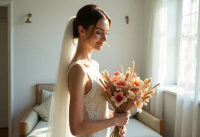 fleurs séchées mariage