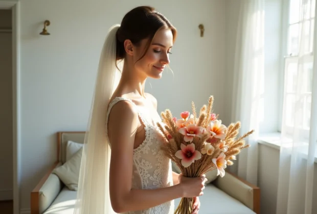 fleurs séchées mariage