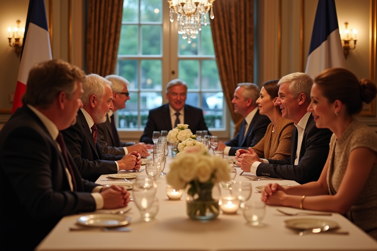 Groupe diversifié lors d